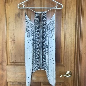 White Patterned Top